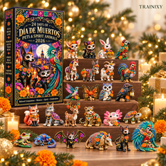 Pueblo del Día de Muertos 2026 Advent Calendar – 24-Piece Day of the Dead Collectible Village