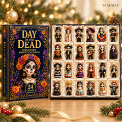 Pueblo del Día de Muertos 2026 Advent Calendar – 24-Piece Day of the Dead Collectible Village