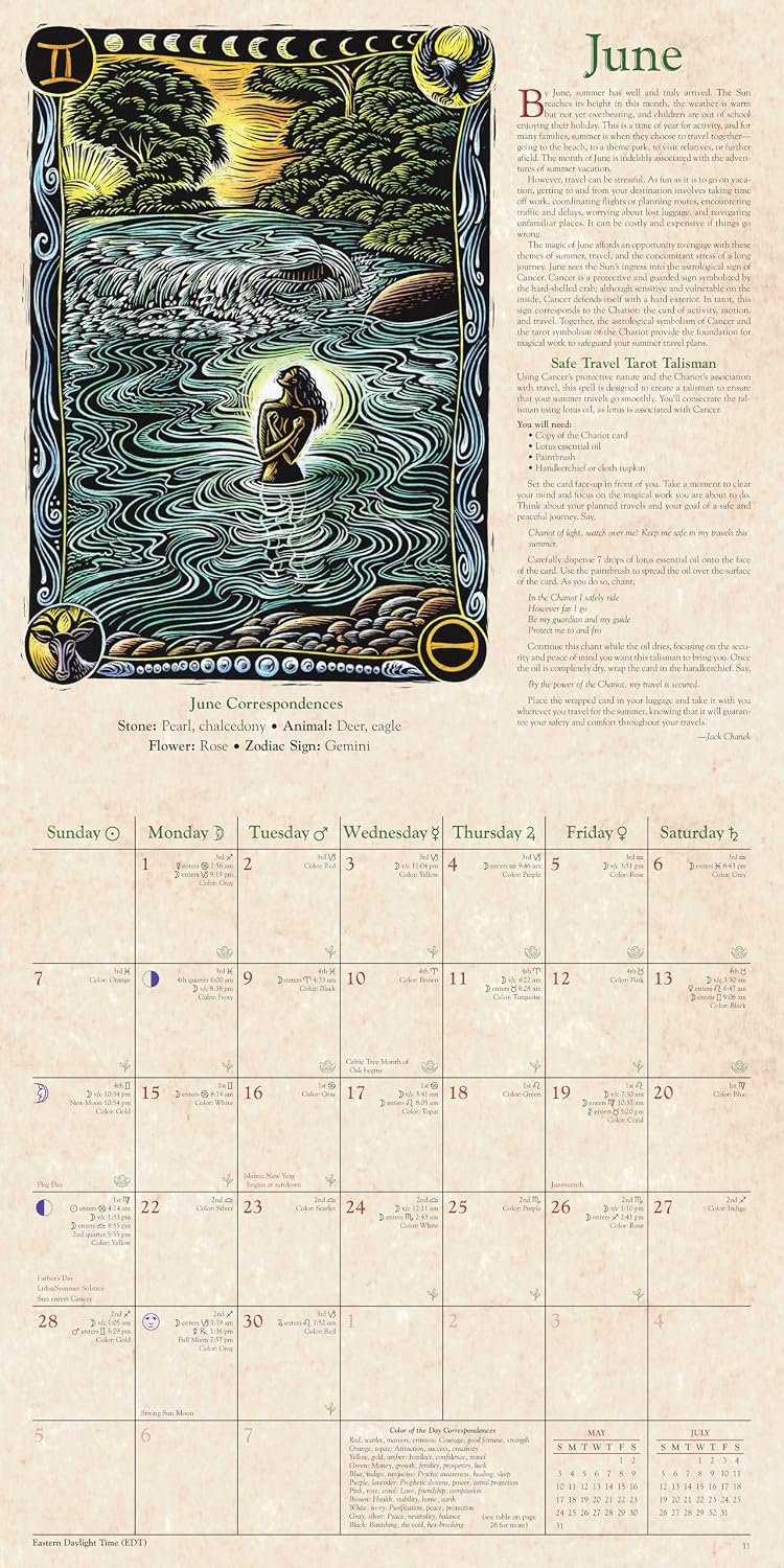 Llewellyn's 2027 Witches' Calendar – Premium Wall Calendar & Witchy Gift