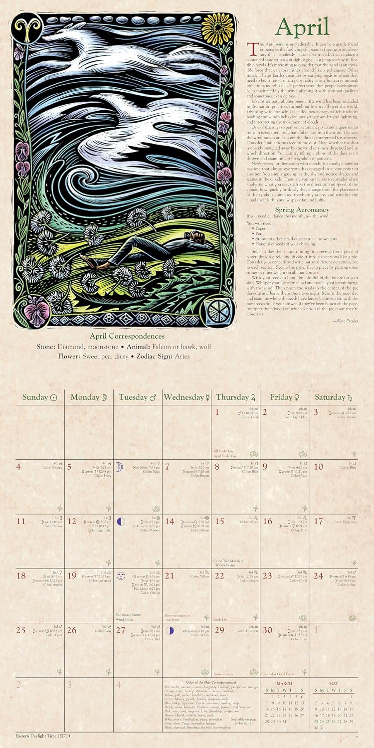 Llewellyn's 2027 Witches' Calendar – Premium Wall Calendar & Witchy Gift