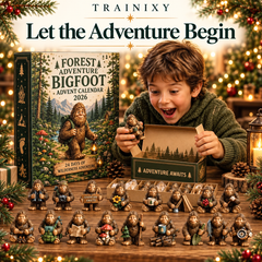 Bigfoot Advent Calendar 2026 – 24-Day Christmas Countdown Tree Ornaments