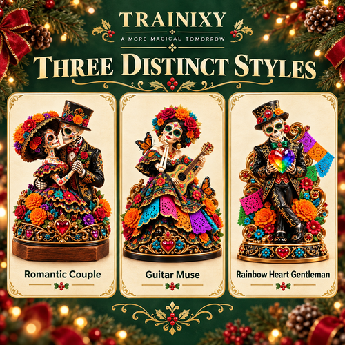 "La Catrina" Día de los Muertos Decorative Figurines
