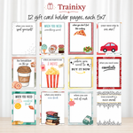 Trainixy™ Gift Card Book