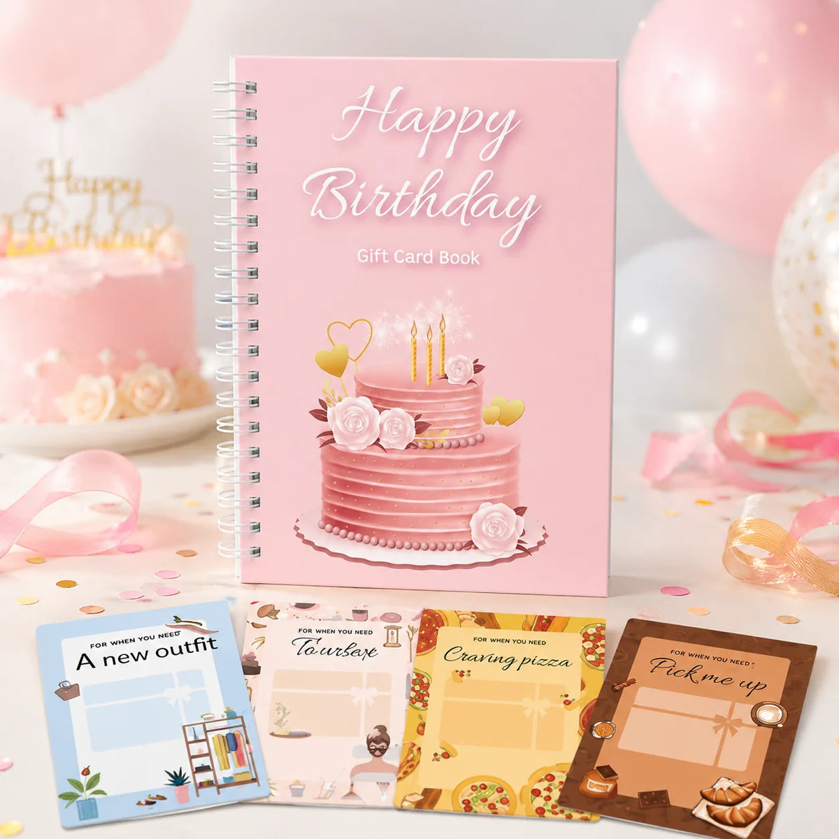 Trainixy™ Birthday Gift Card Book