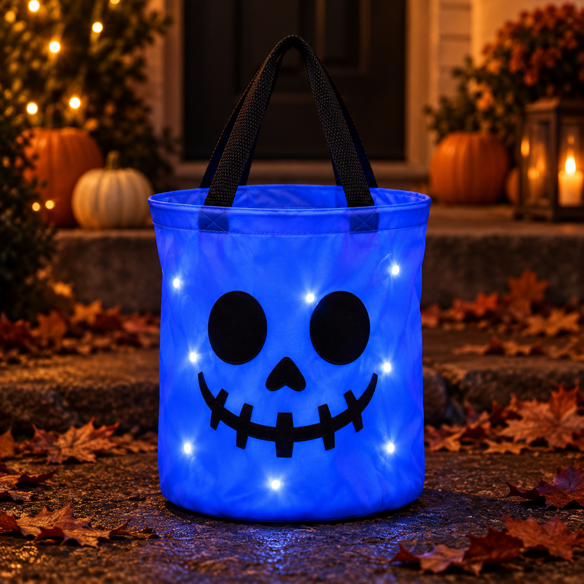 Halloween Luminous Pumpkin Candy Bucket