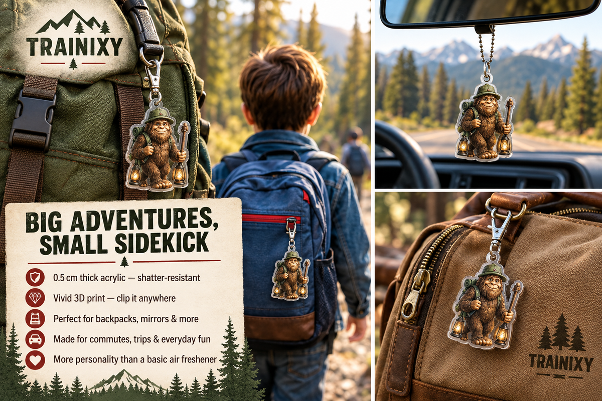 Dangle A Squatch From Your Rearview Mirror
