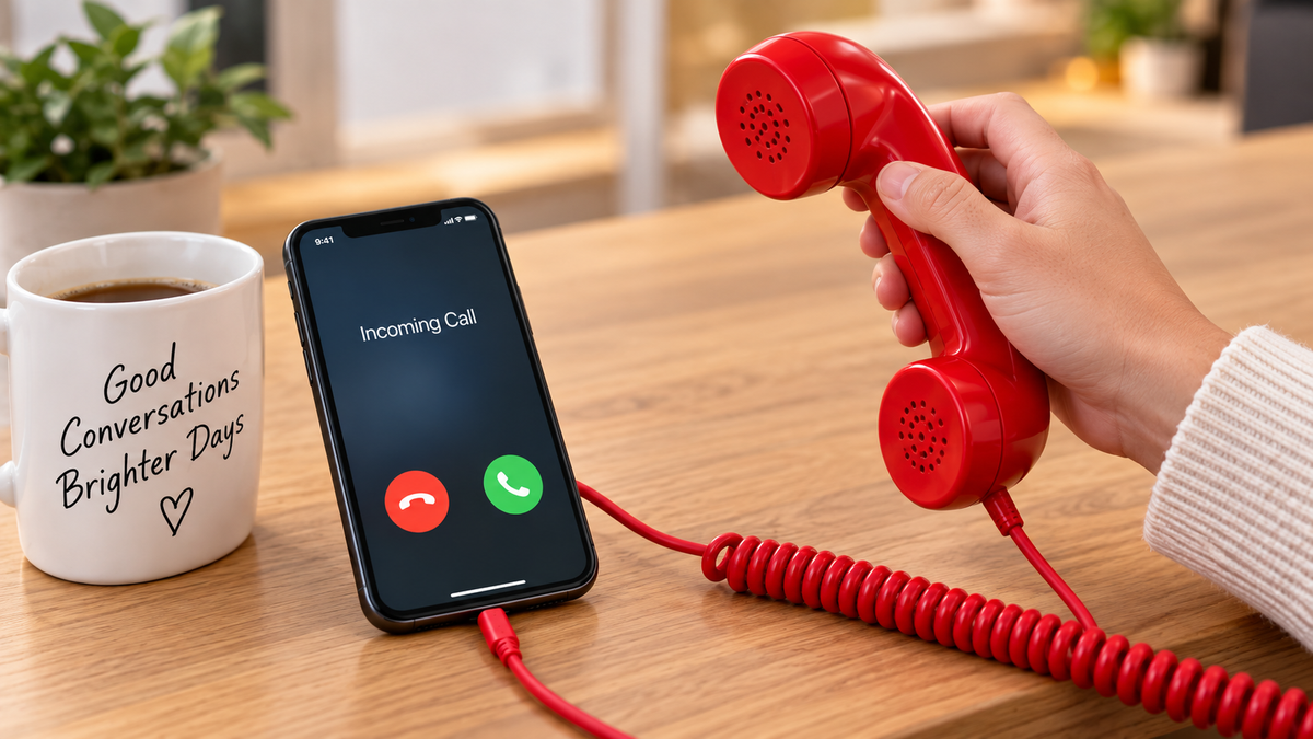 WHEN THE PHONE RINGS, PICK UP THE FUN.