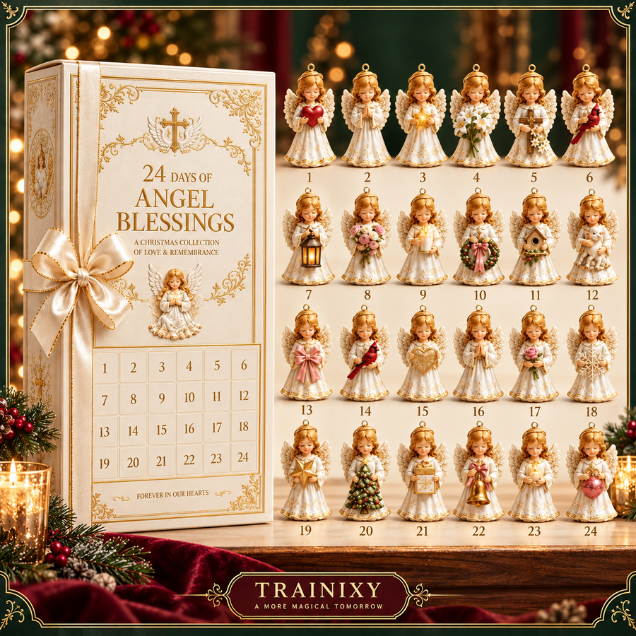 24-Day Angel Christmas Advent Calendar – Faith & Family Keepsake Ornaments