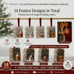 Christmas Cash Holder Ornament – Holiday Money Gift