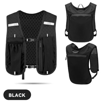 Running Hydration Vest Backpack for Hiking Cycling Marathon Lightweight Water Chest Pack With Phone Storage Pocket