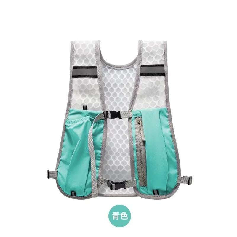 Running Hydration Vest Backpack for Hiking Cycling Marathon Lightweight Water Chest Pack With Phone Storage Pocket