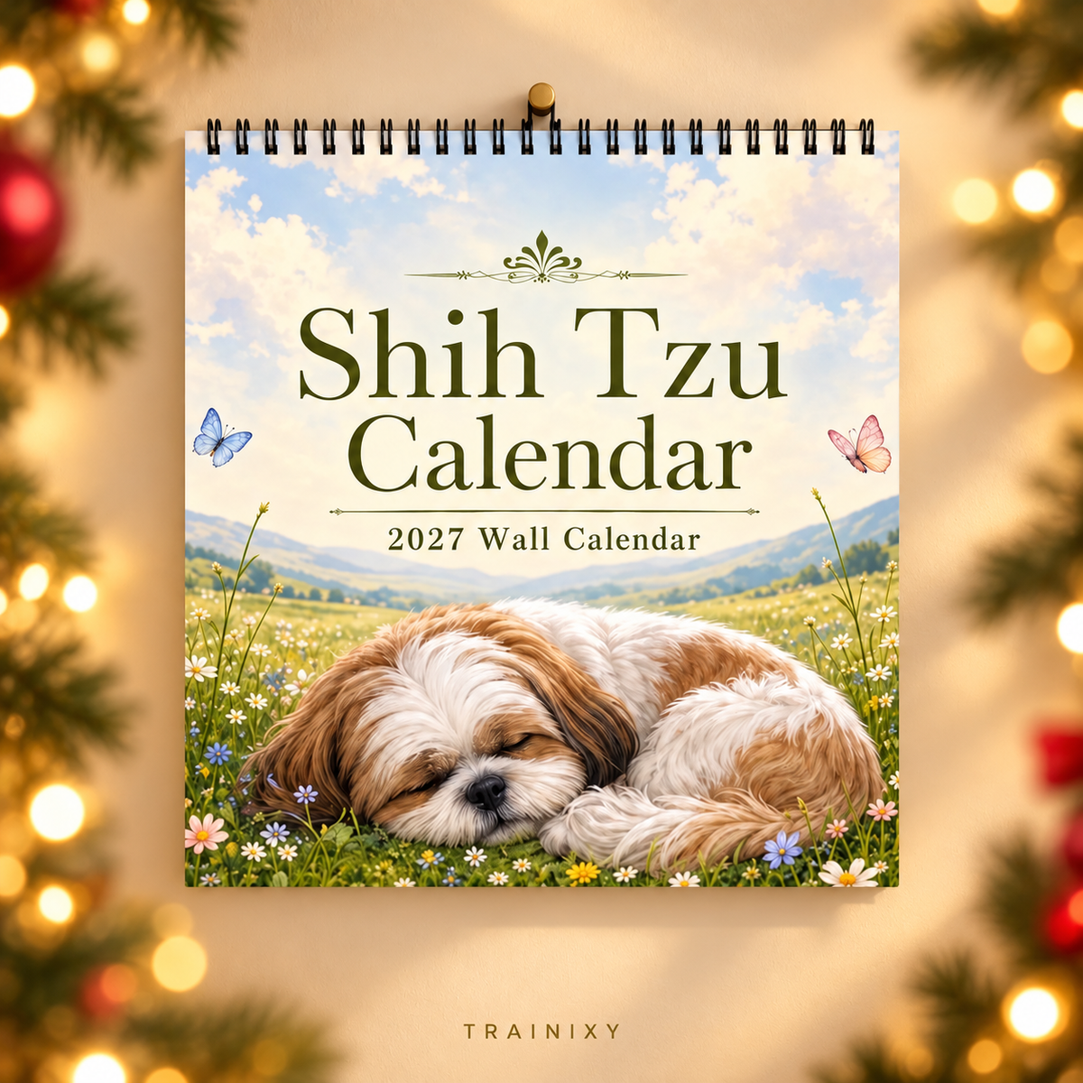 Shih Tzu 2027 Wall Calendar