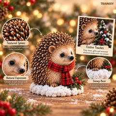 24 Days Woodland Hedgehog Advent Calendar 2026 | Christmas Countdown Ornament Set