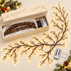 Flexible LED Willow Vine Wall Lights with Remote Control