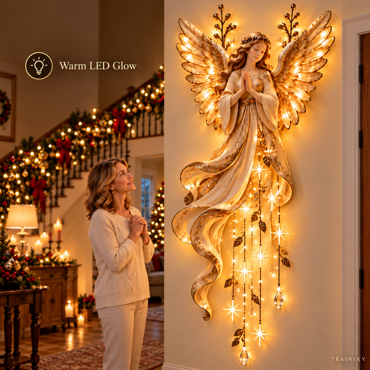 Bring Heavenly Peace and Radiant 3D Depth to Your Holiday Home