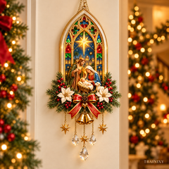 Star of Bethlehem Lighted Nativity Wall Decor