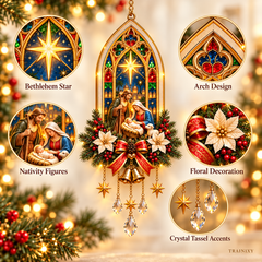 Star of Bethlehem Lighted Nativity Wall Decor