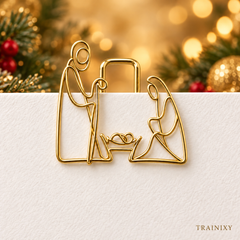 Faith-Inspired Gold Bookmarks & Bible Paper Clips