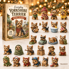 Yorkie Christmas Advent Calendar 2026 – 24-Day Yorkshire Terrier Holiday Countdown