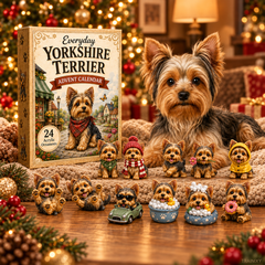 Yorkie Christmas Advent Calendar 2026 – 24-Day Yorkshire Terrier Holiday Countdown