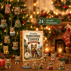 Yorkie Christmas Advent Calendar 2026 – 24-Day Yorkshire Terrier Holiday Countdown