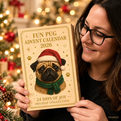 24-Day Pug Holiday Countdown Advent Calendar