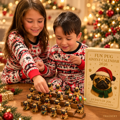 24-Day Pug Holiday Countdown Advent Calendar