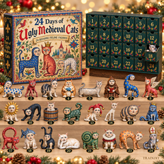 24 Days of Ugly Medieval Cats Advent Calendar
