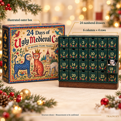 24 Days of Ugly Medieval Cats Advent Calendar