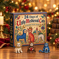 24 Days of Ugly Medieval Cats Advent Calendar