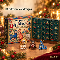 24 Days of Ugly Medieval Cats Advent Calendar