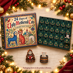 24 Days of Ugly Medieval Cats Advent Calendar