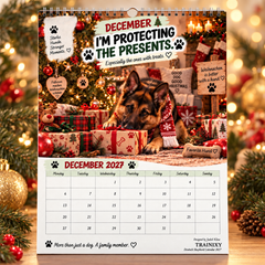 Heartwarming German Shepherd 2027 Wall Calendar – 12-Month Dog Lover Gift
