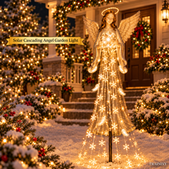 Solar Cascading Angel Garden Light