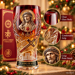 "King of Kings" Jesus Christ Pint Glass (16 oz)