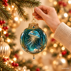 Ocean Wonders Coastal Christmas Ornaments – Sea Life Tree Decor