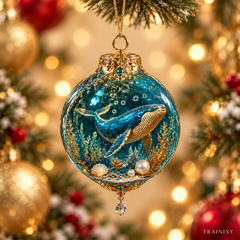 Ocean Wonders Coastal Christmas Ornaments – Sea Life Tree Decor