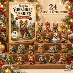 Yorkshire Terrier Advent Calendar 2026 – 24 Unique Yorkie Ornaments