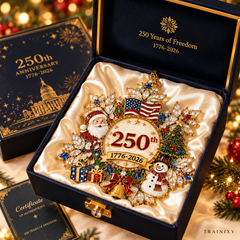 USA 250th Anniversary Christmas Ornament — 1776–2026 Commemorative Keepsake