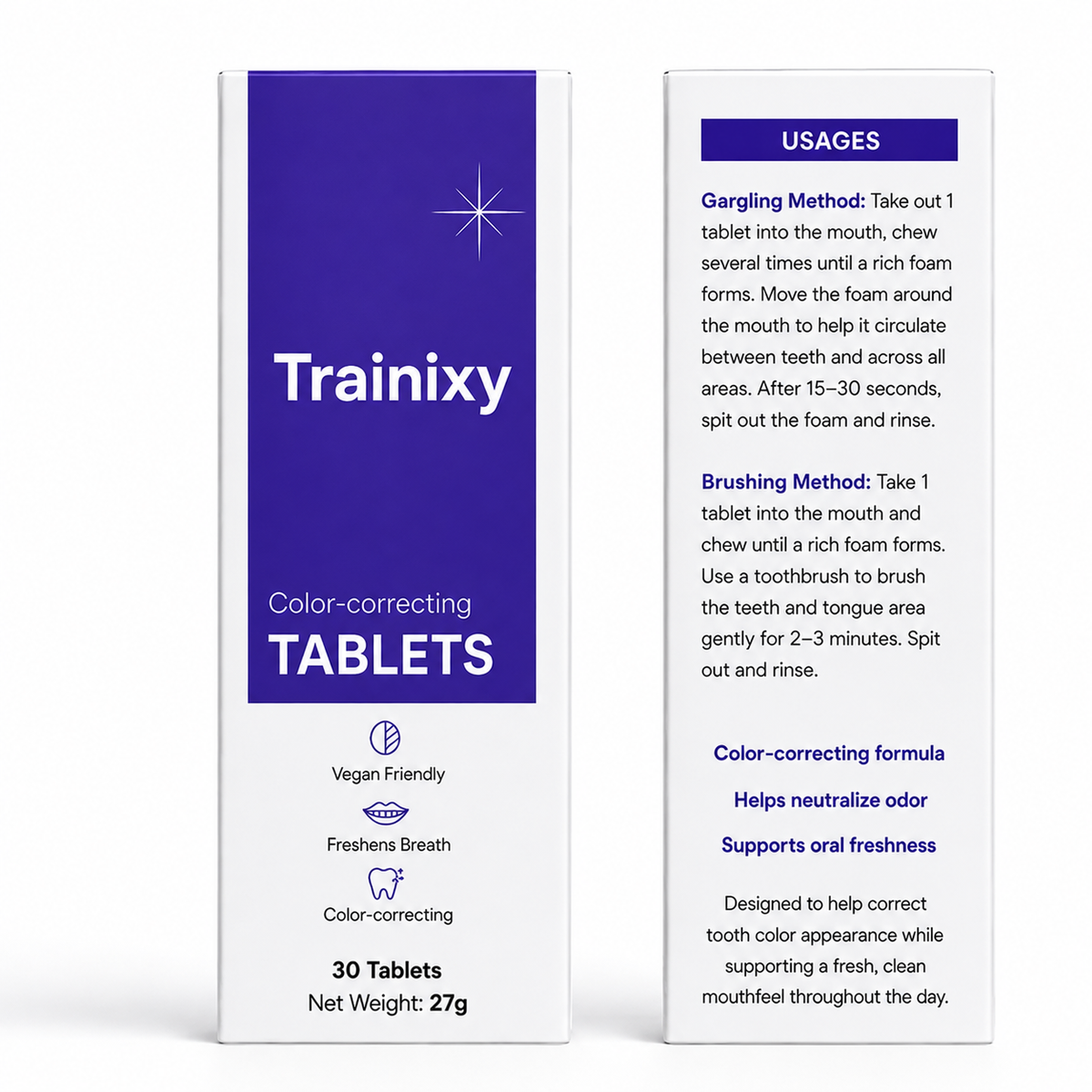 Teeth Color Correcting Tablets