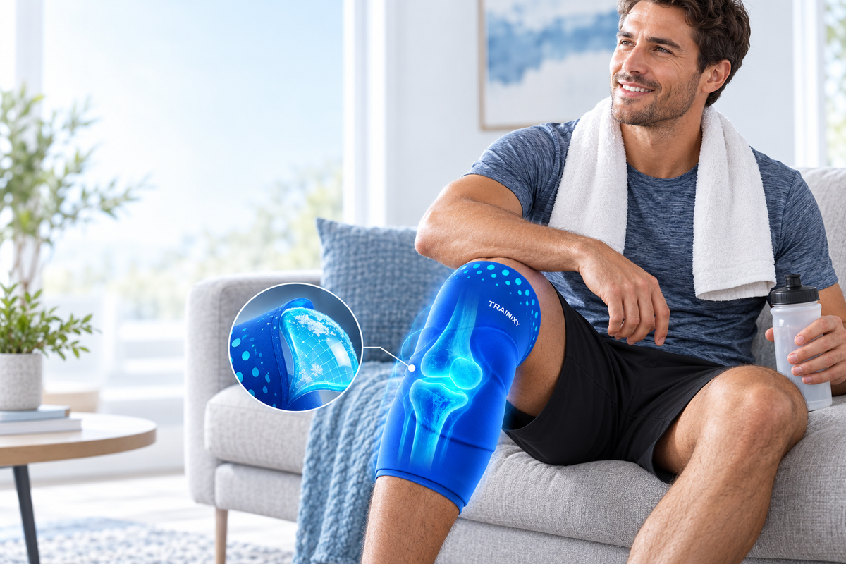 Trainixy™ 360° Hot & Cold Knee Recovery Wrap