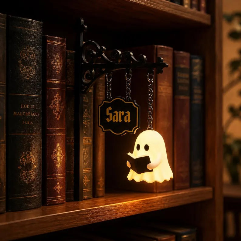 Personalized Bookshelf Lamp