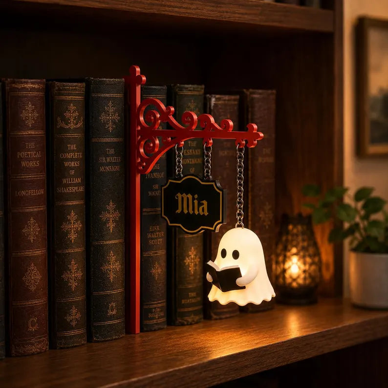 Personalized Bookshelf Lamp