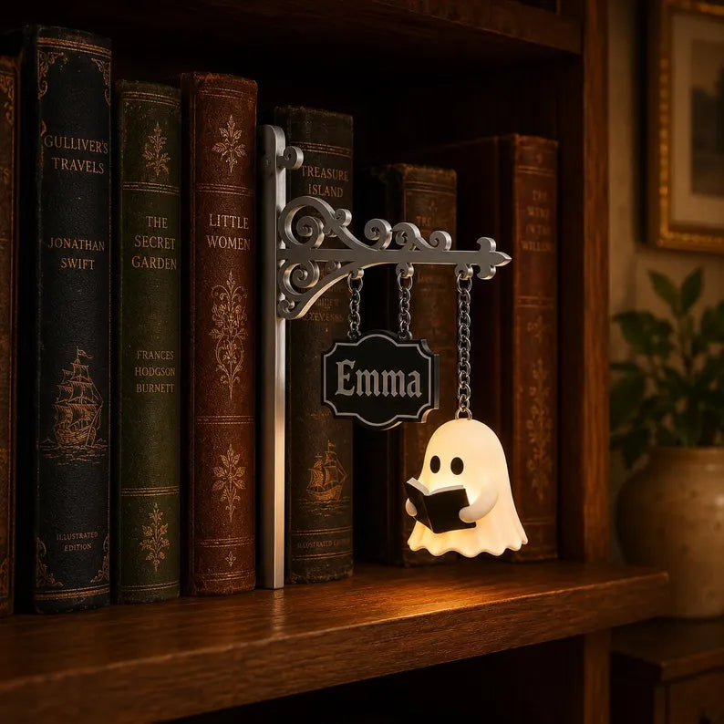 Personalized Bookshelf Lamp