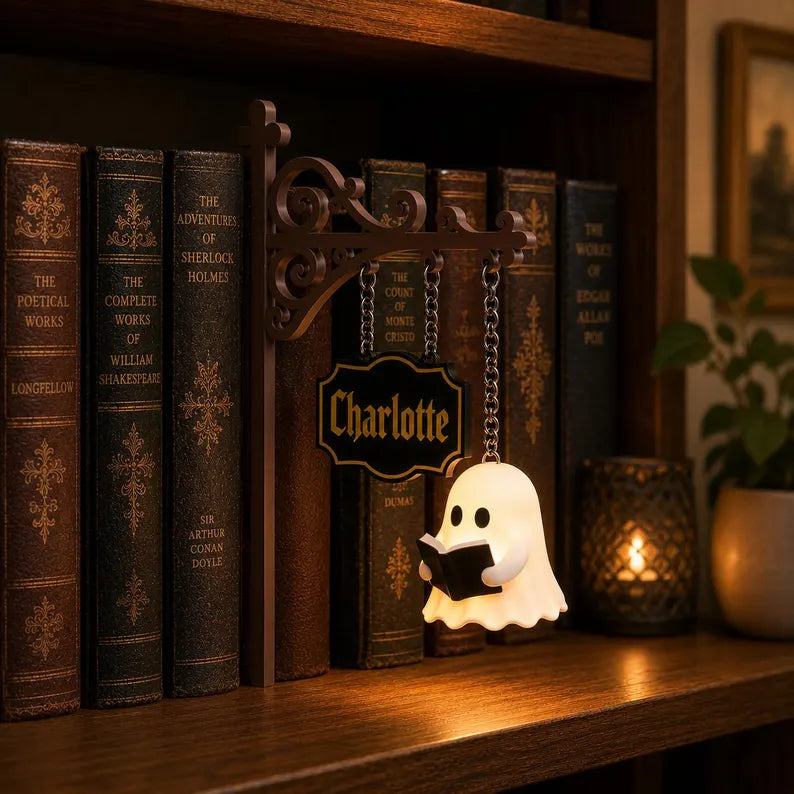 Personalized Bookshelf Lamp