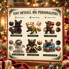 24-Day French Bulldog Christmas Advent Calendar
