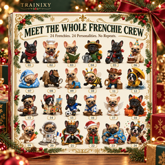 24-Day French Bulldog Christmas Advent Calendar