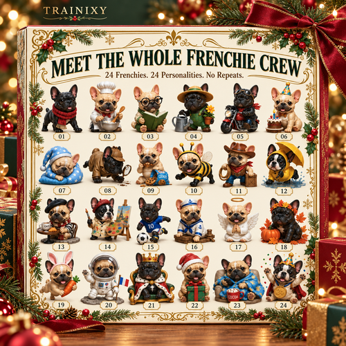 24-Day French Bulldog Christmas Advent Calendar