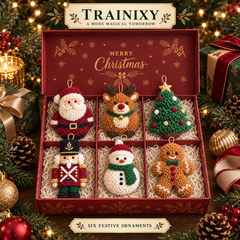 DIY Fabric Poke Christmas Ornament Kit – No-Sew Holiday Keepsake