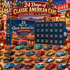 2026 Vehicle Collection Advent Calendar – 24 Days Flat Acrylic Keepsake Ornaments